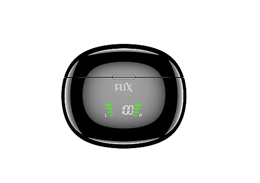 Flix (Beetel) Breeze 120 True Wireless in Ear Earbuds with Mic, Bluetooth 5.0, Touch Controls, Upto 16hrs Playtime with Case, IPX4 Resistant, 2 HD Microphones, LED Display for Battery Status (T401) Flix (Beetel) Breeze 120 True Wireless in Ear Earbuds with Mic, Bluetooth 5.0, Touch Controls, Upto 16hrs Playtime with Case, IPX4 Resistant, 2 HD Microphones, LED Display for Battery Status (T401)